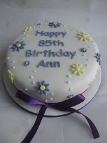 flower birthday cake